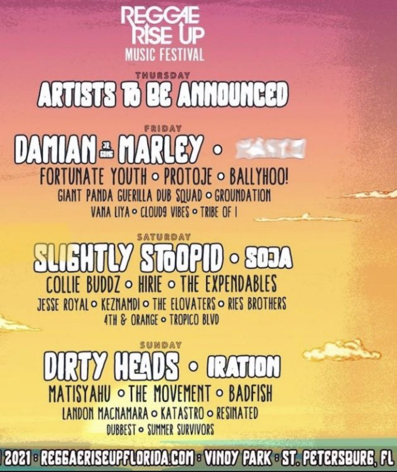 Rise Up Reggae 3 Day Pass (4 Tickets) Hard Tickets In Hand