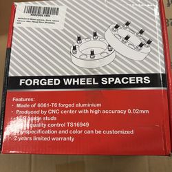 Forged 6061 T6 Aluminum Wheel Spacers - Black