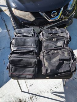 All 6 Various Professional Laptop Work Carrying Bags. Dell, Targus. 