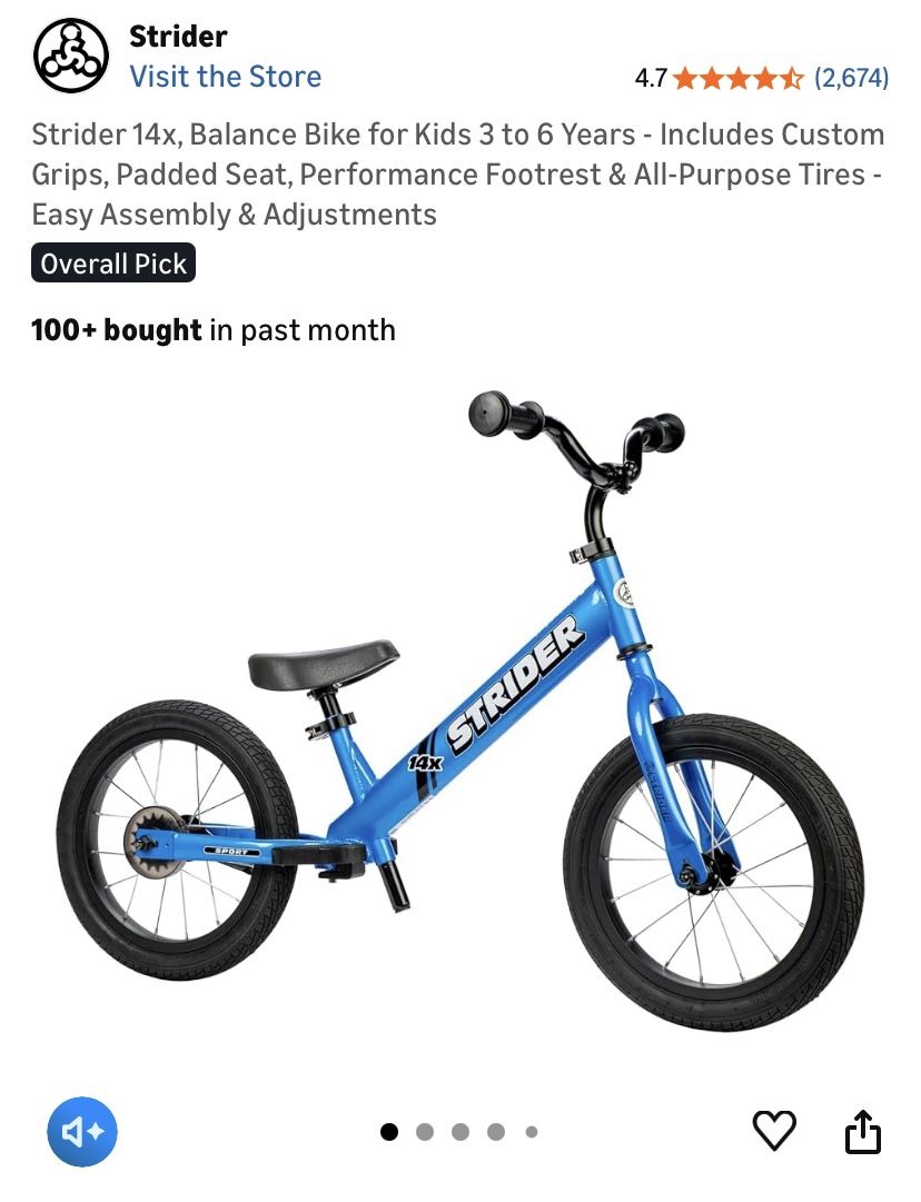 Strider 14x Balance Bike