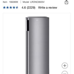 LG Fridge 6 Cubit Feet 