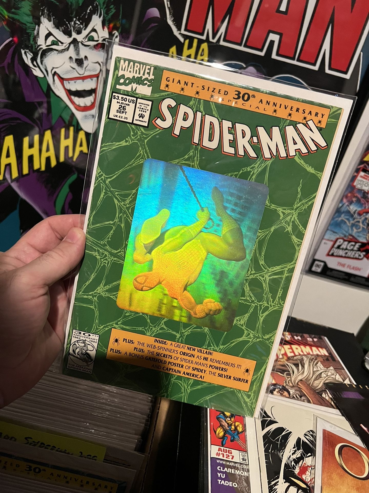 Spider Man Hologram Comic Book