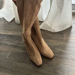 Tan Tall Winter Boots 