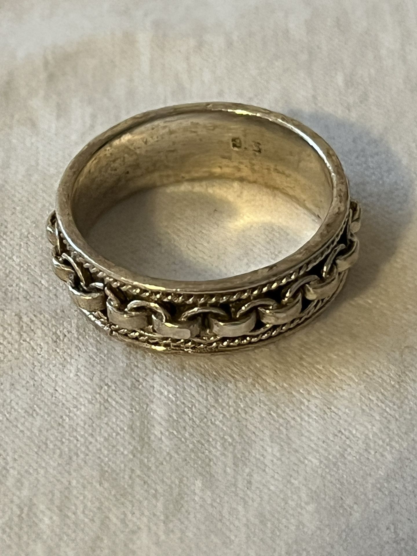 Sterling Silver Ring Size 9 3/4 6 Grams