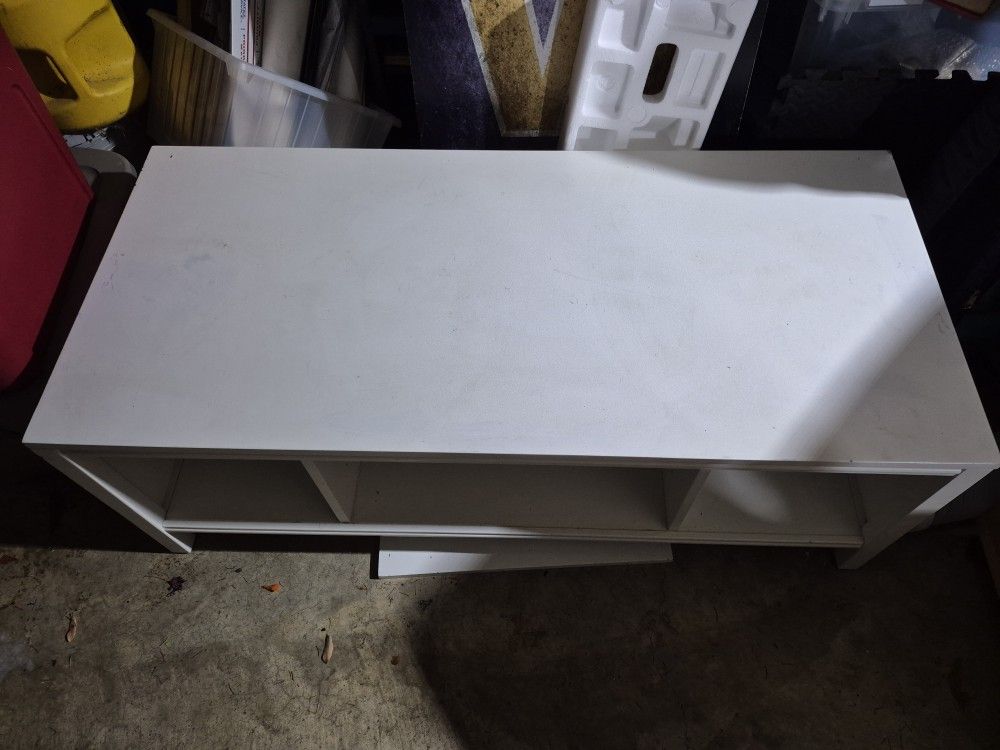 Nice White TV Console / Coffee Table 