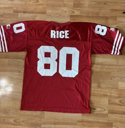 Vintage 90s Starter Jerry Rice San Francisco 49ers red jersey size M #49ers y2k