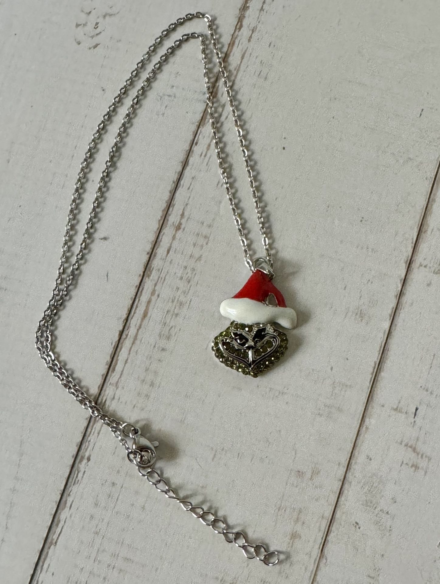 Grinch Christmas Necklace