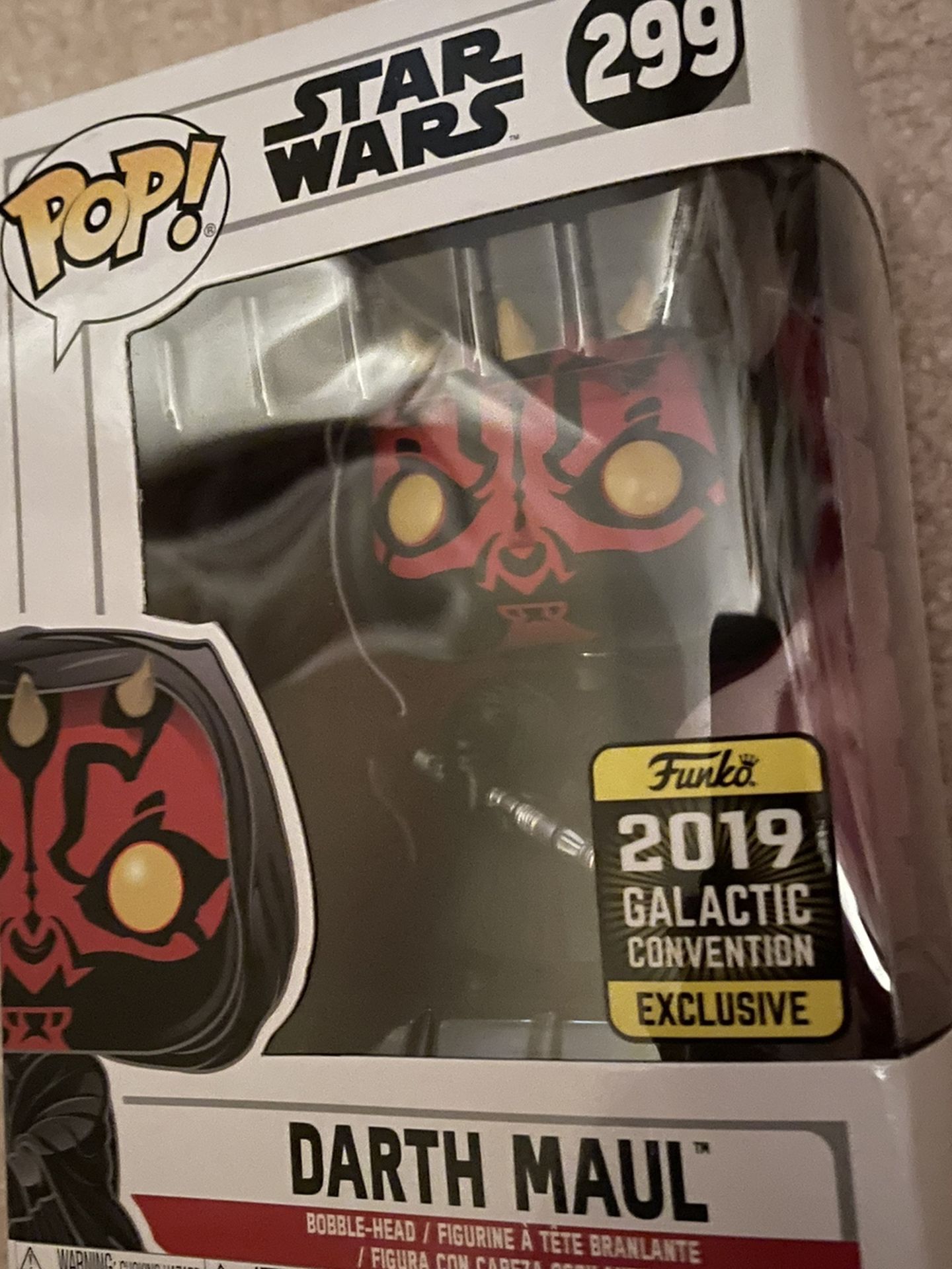 Funko Pop Galactic Convention Exclusive Star Wars Darth Maul