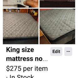 King Size Mattress Only No Box Spring 