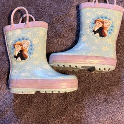 Little Girls Frozen Rain Boot