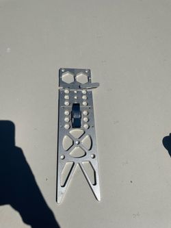 Track saw guide rail holder