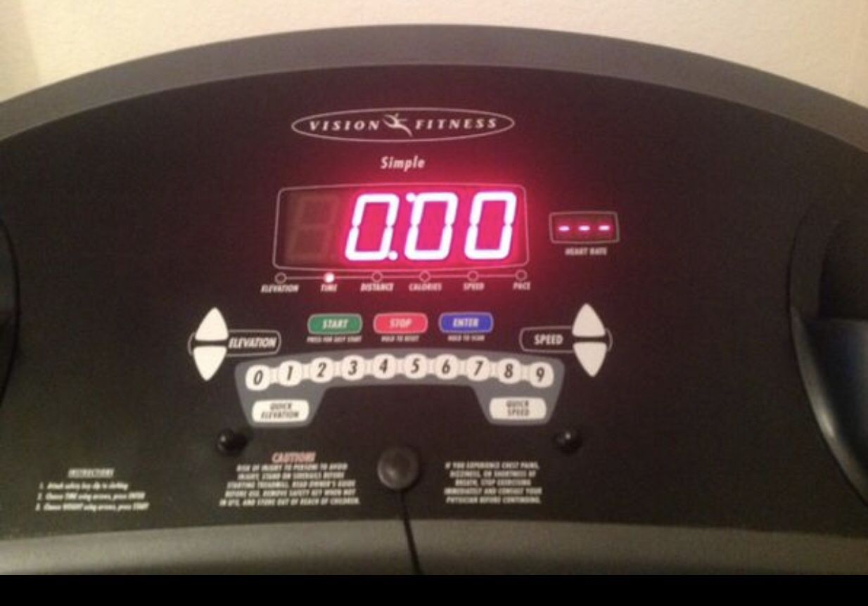 Vision Fitness T9250 Folding Treadmill for Sale in Houston, TX OfferUp
