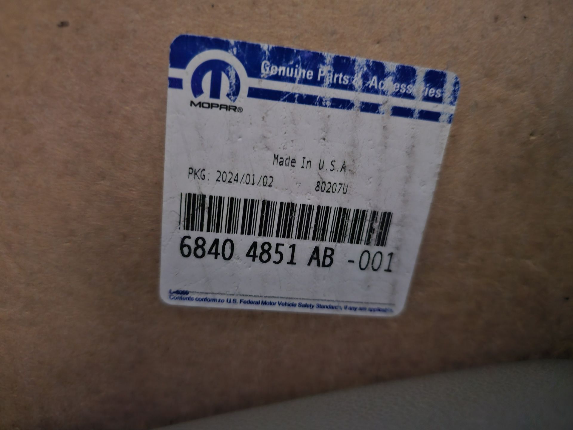 Genuine OEM Mopar 2019-2024 Ram 1500 Radiator Grill