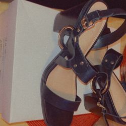 Short Black Chucky Heels