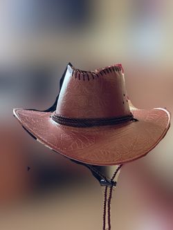 Leather Western Cowboy Hat