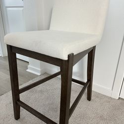 Nathan James Counter Height Bar Stool - Dark Brown 