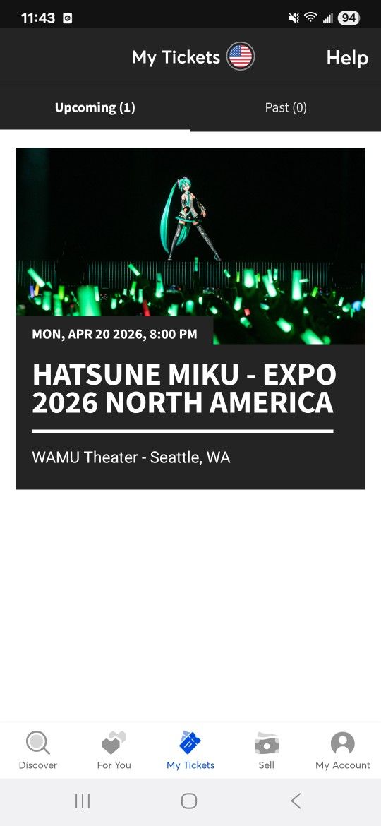 Hatsune Miku Consort Tickets