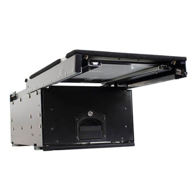 Cargo Box With Slide Out Drawer & Working Station