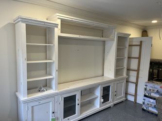 Solid Wood Entertainment Center 