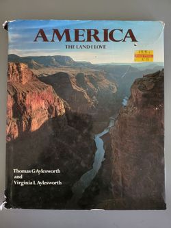 🇺🇸📚 Vintage 1984 America: The Land I Love Hardcover Photo Book – Thomas & Virginia Aylesworth