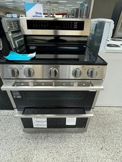 7.3 cu ft Smart Electric Double Oven Stove