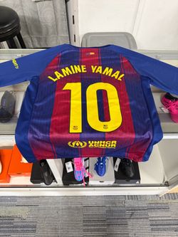 FC Barcelona Lamine Yamal #10 Long Sleeve Jersey
