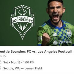 Two Sounders Tickets 