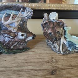 3 D Ceramics Figure Bear 🐻 And Deer 