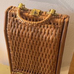 Rattan Wine Case 