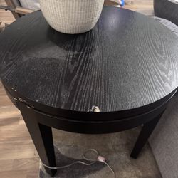 Large Black Side Table 