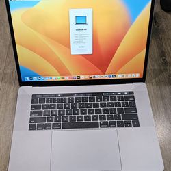 MacBook Pro 15" i7 2.9GHz, 16GB, 512GB SSD, Ventura