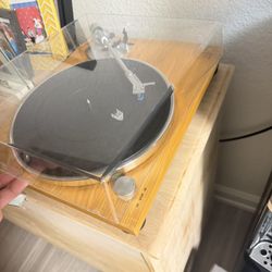Record Player With 52 Records 