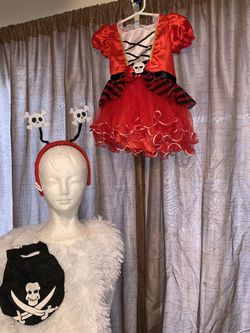 Pirata Halloween costume size 1/2T girl