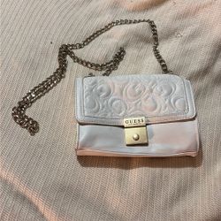 White Crossbody Guess Bag
