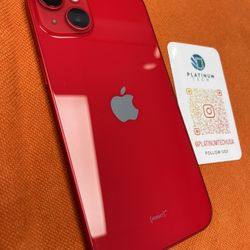 iPhone 14 Plus Unlocked 128Gb Red Product Like New Battery 91% Comes With Case And Charger For Free !! 