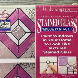 Stained Glass Window Painting Kit 