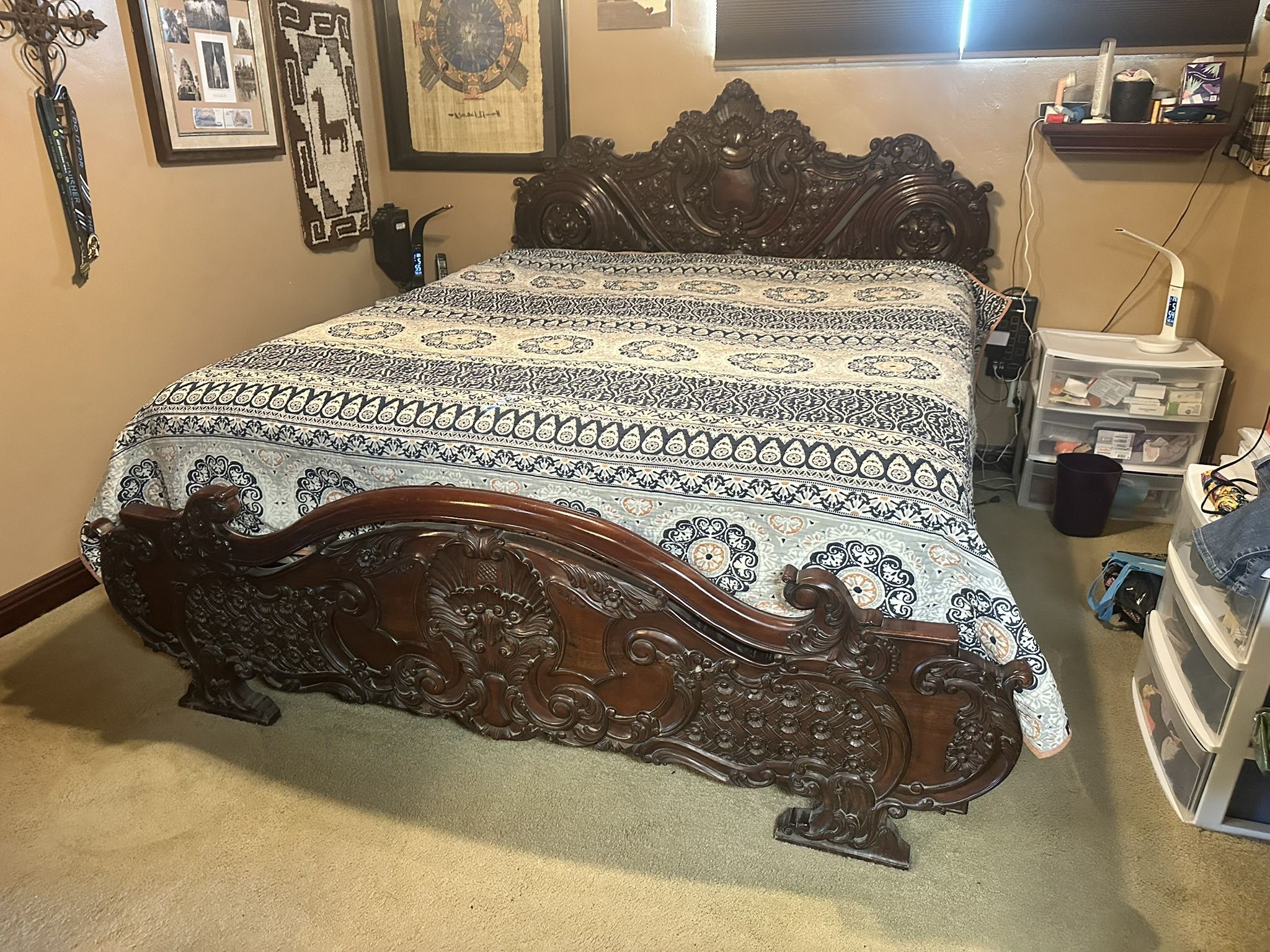Mahogany Bed Frame California King