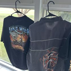 Biker T-shirts,XL ,$5/each 