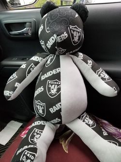 Raiders teddy bear