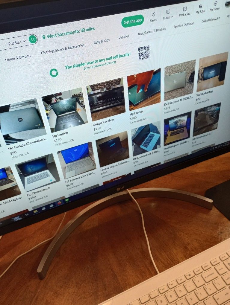 LG 27" 1080p 75Hz Monitor