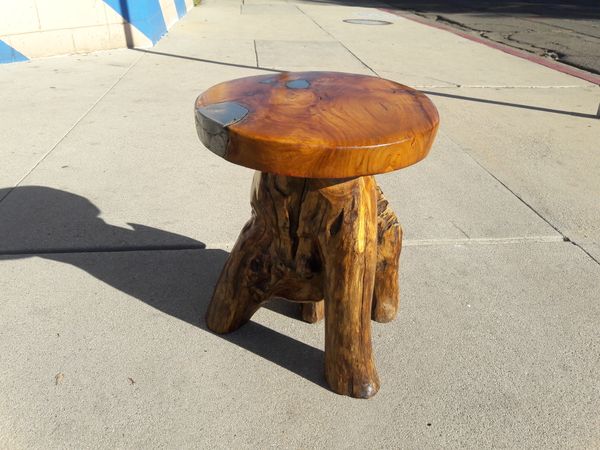 Live Edge Acacia Wood Sit Stool For In Los Angeles Ca Offerup