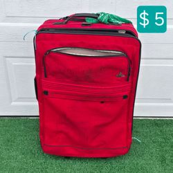 Red Suitcase Used