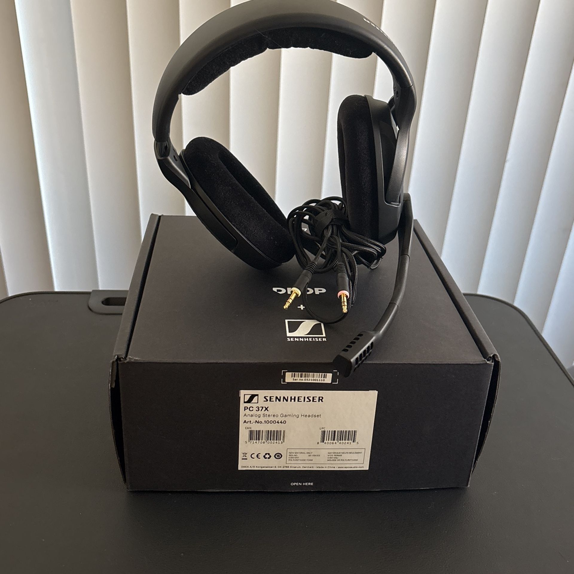 Drop X Sennheiser Analog Stereo Headset