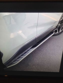New Toyota RAV4 running boards aluminum sidesteps 2019-2025 all models complete with hardware
