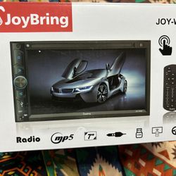 JOY-W006 - Double Din Car Stereo with Wireless Apple Carplay, Android Auto