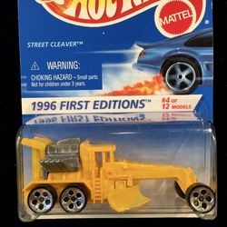 Hot Wheels 1996 First Editions Street Cleaver • 5 Dot Variation  • Rare & Near Mint 