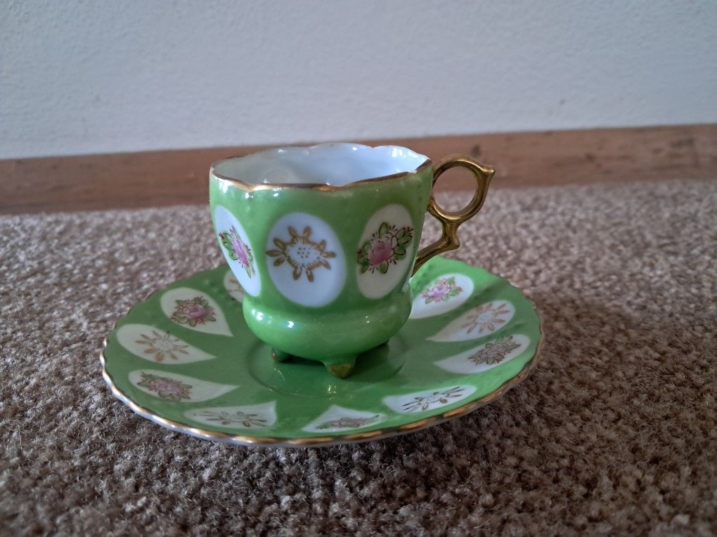 Vintage Japanese Teacup and Saucer