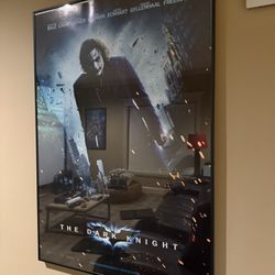 Framed The Dark Knight Movie Poster Joker Large Wall Art Heath Ledger