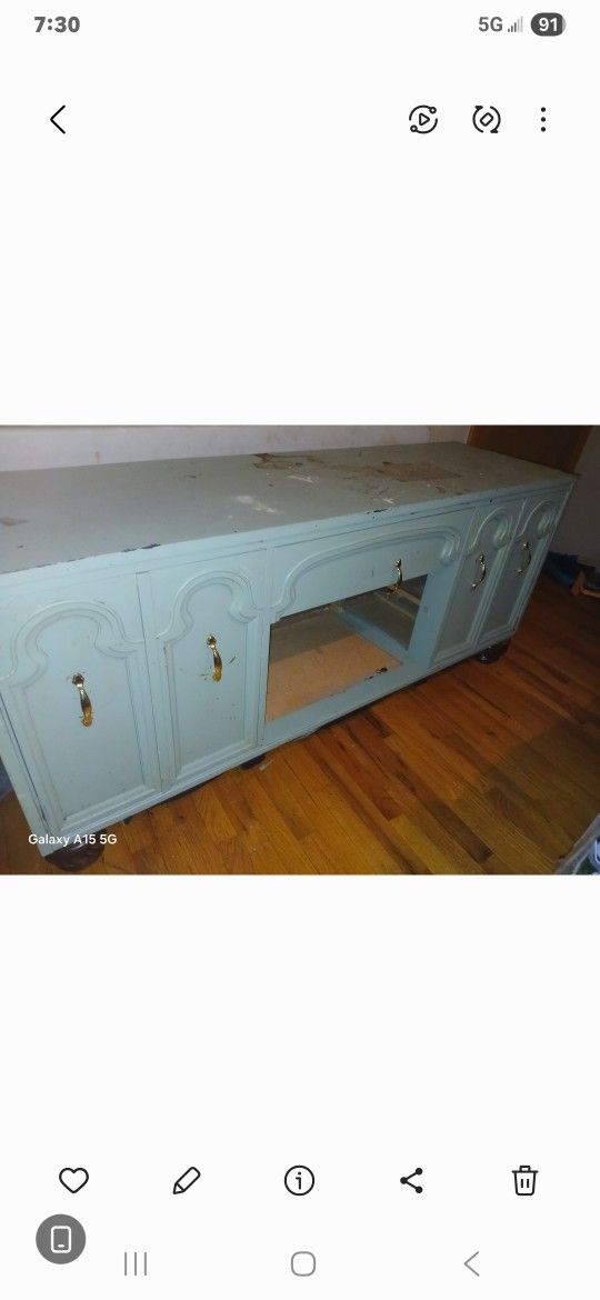 Heavy Buffet Turn To Fireplace Project