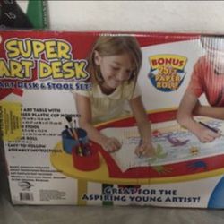 Kids Desk : Art, Study Or Play Desk With Kids Chair
